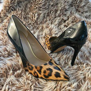 Mix No. 6 black and leopard heels